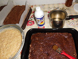 Prajitura cu crema de arahide