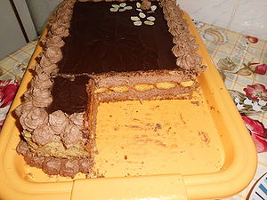 Tort Cu Nuca Piscoturi De Sampanie Si Crema Ganaj Gastrowiki