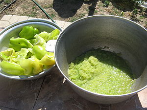 Bulion de ardei gras verde pentru ciorbe si tocanite