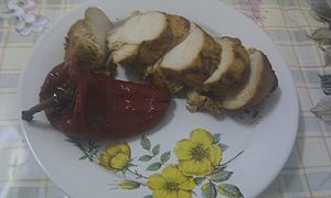 Pastrama din piept de pui