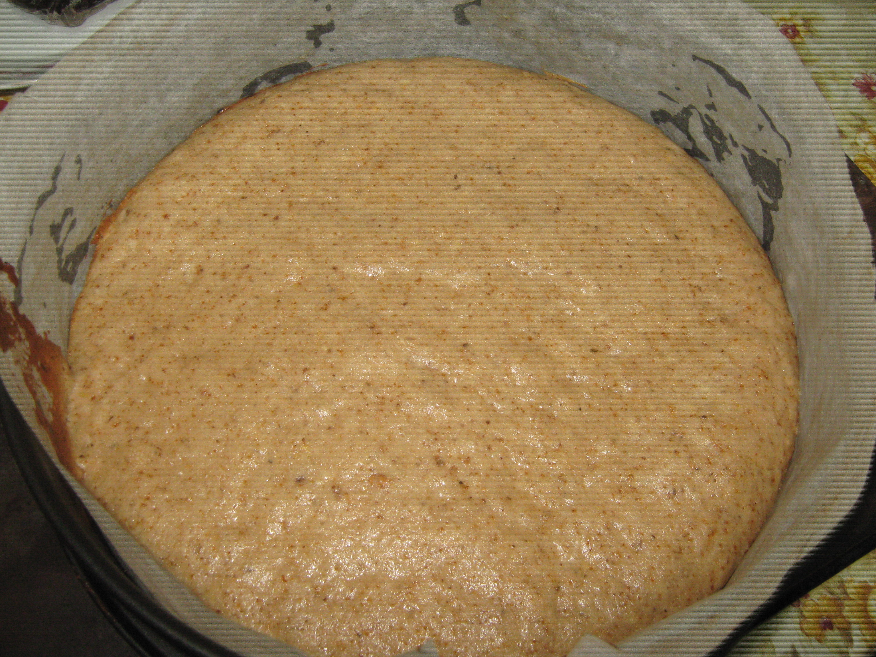 Prajitura/Tort cu nuca si crema Ganaj