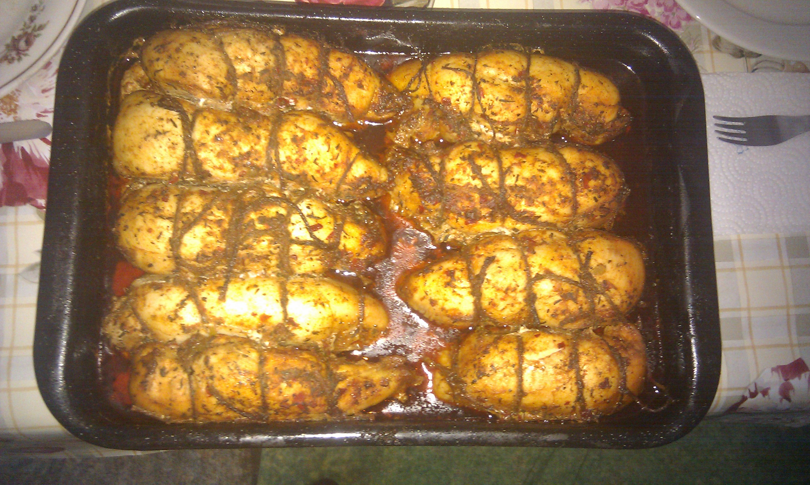 Pastrama din piept de pui