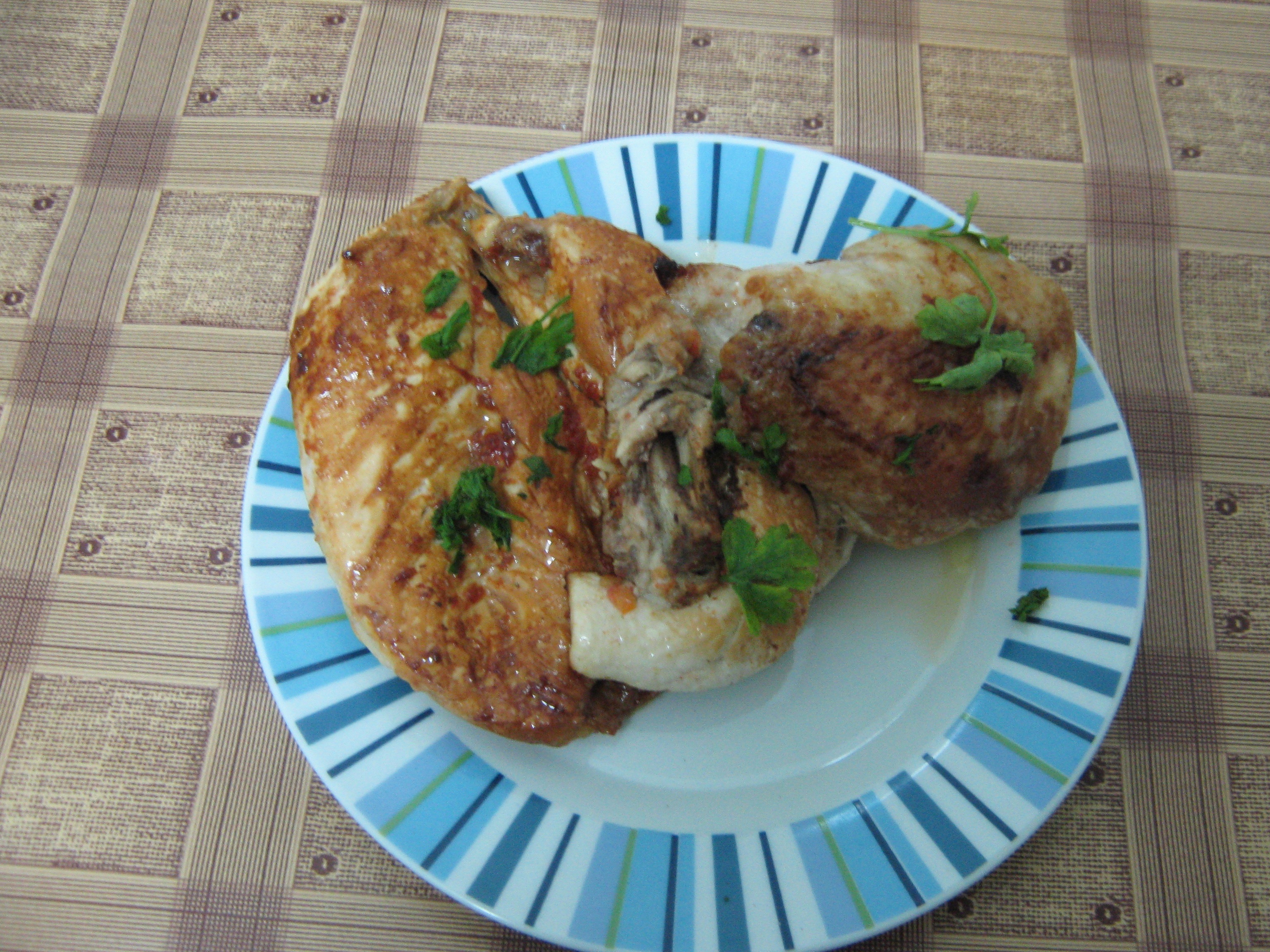 Piept de pui in unt1