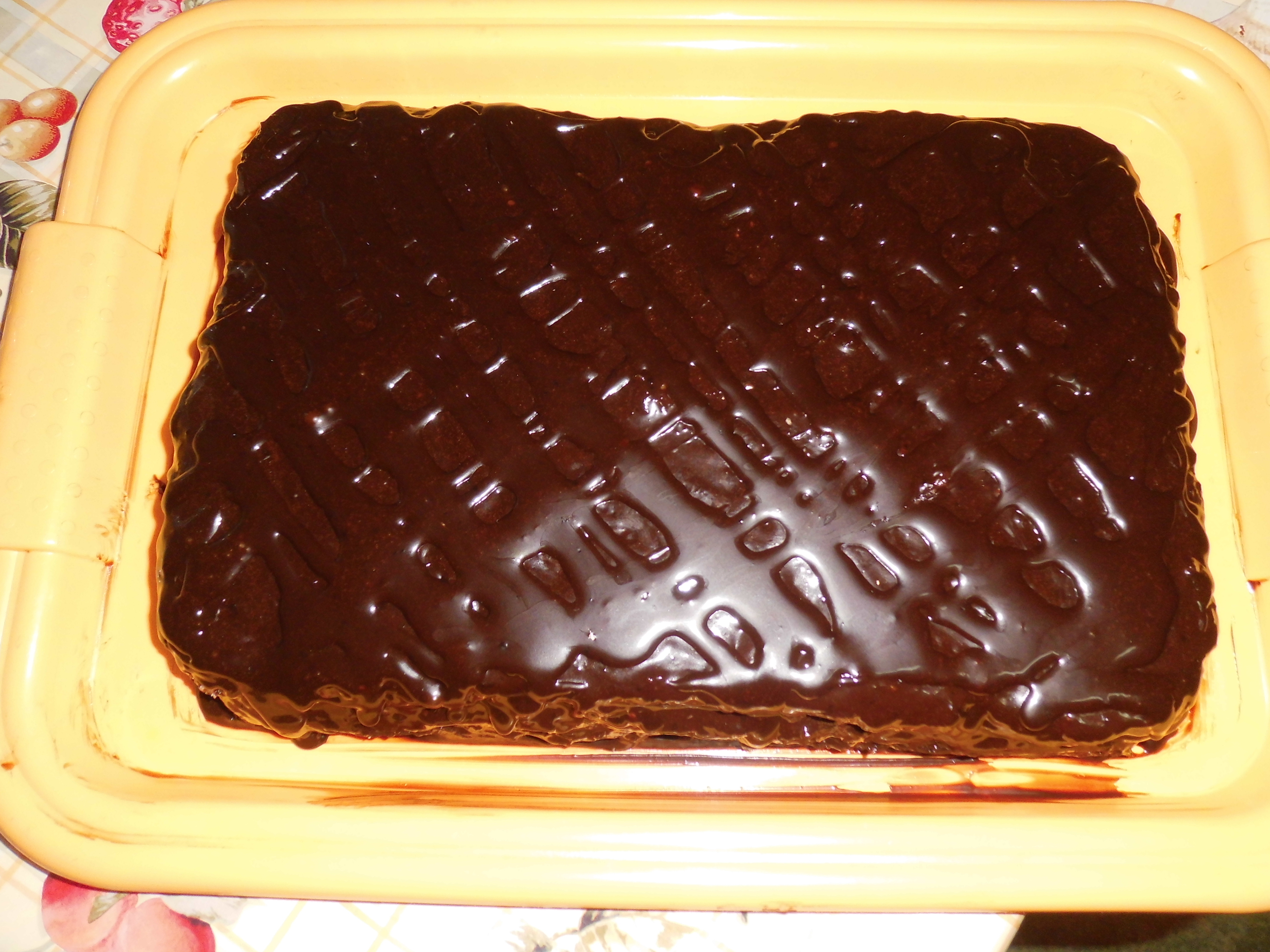 Prajitura fina cu nuca si cacao