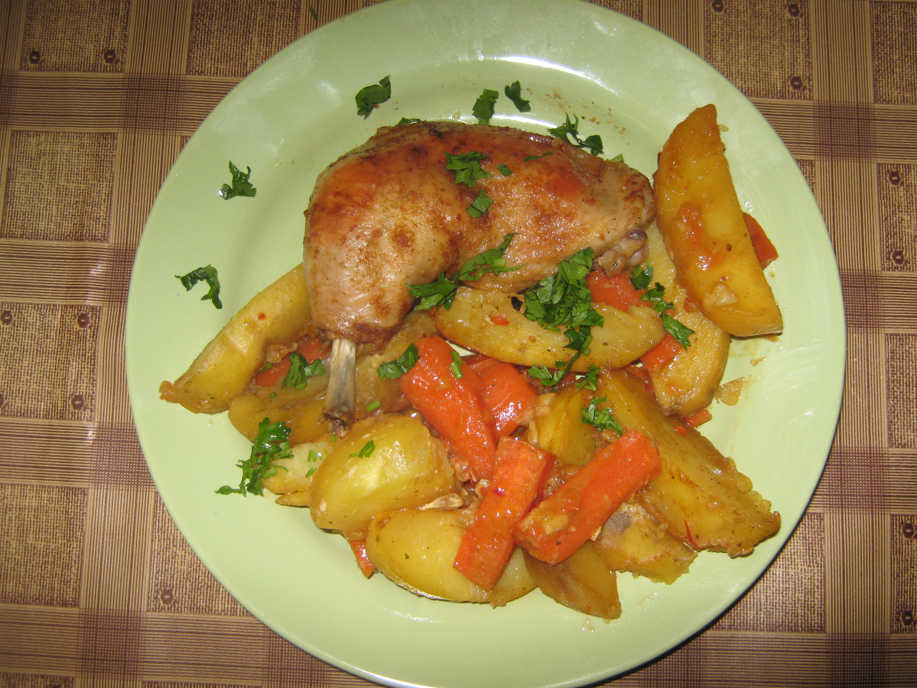 Pulpe de pui cu legume2