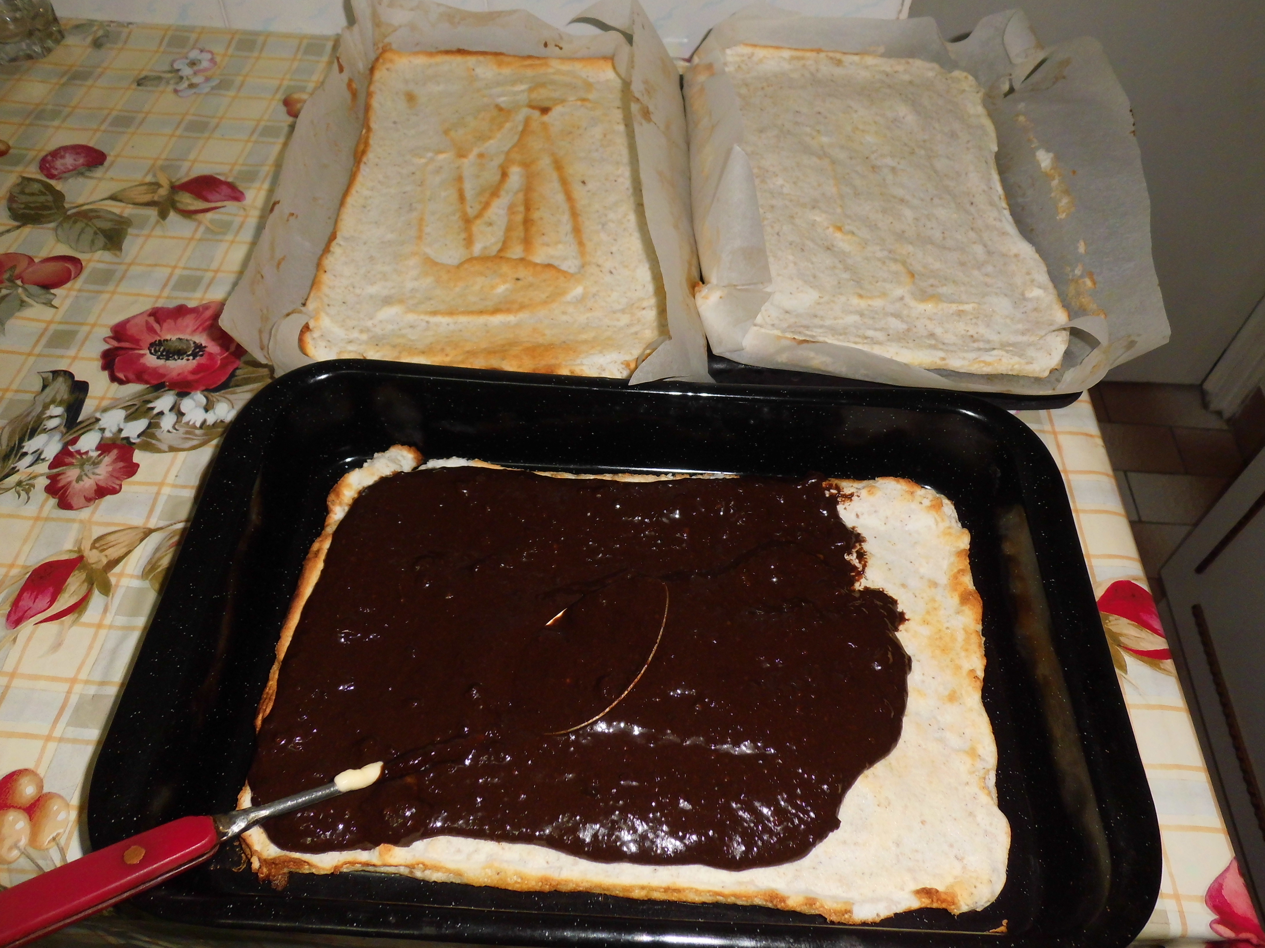 Prajitura fina cu nuca si cacao